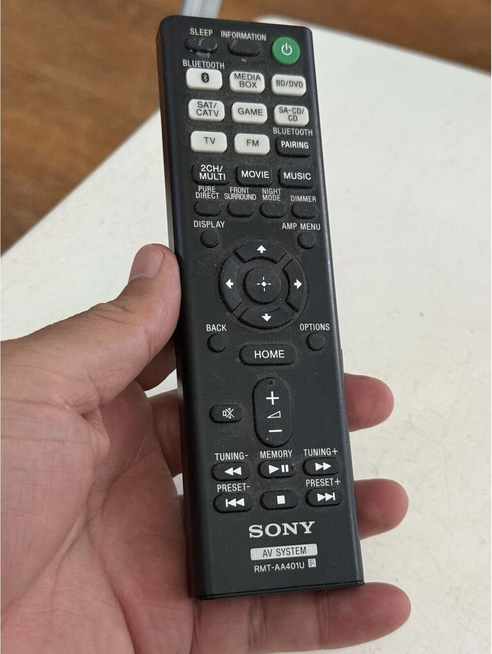 OEM Sony RMT-AA401U Remote Control STRDH590 Audio/Video Receiver , Working